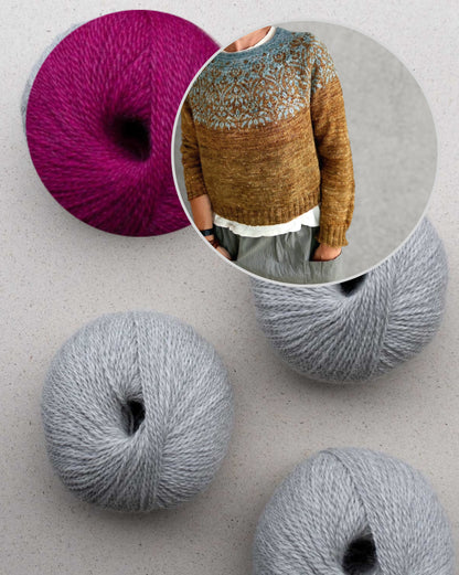 Speculoos Sweater | romantisk spekulatiusmønster i Balayage fra Pascuali