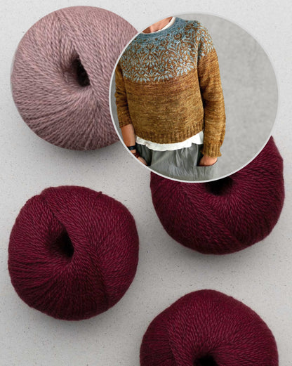 Speculoos Sweater | romantisk spekulatiusmønster i Balayage fra Pascuali