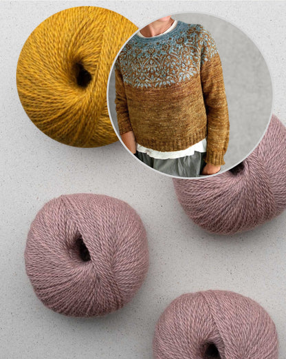 Speculoos Sweater | Romantic speculoos pattern from Balayage by Pascuali