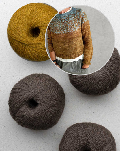Speculoos Sweater | romantisk spekulatiusmønster i Balayage fra Pascuali