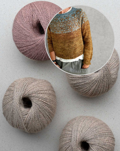 Speculoos Sweater | romantisk spekulatiusmønster i Balayage fra Pascuali