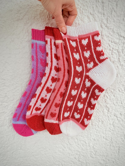 Chaussettes cœur adorables | à tomber sous le charme de 1ère qualité de Mayflower Denmark
