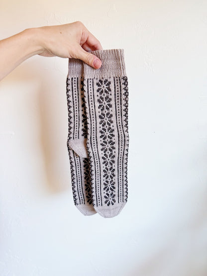 Apricity Socks | Lettre d'amour à l'hiver en 1 Class Cashmere de Mayflower Denmark