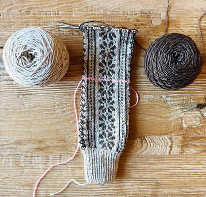 Apricity Socks | Lettre d'amour à l'hiver en 1 Class Cashmere de Mayflower Denmark