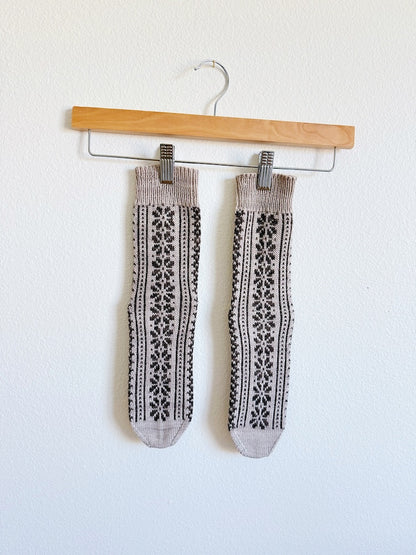 Apricity Socks | Lettre d'amour à l'hiver en 1 Class Cashmere de Mayflower Denmark
