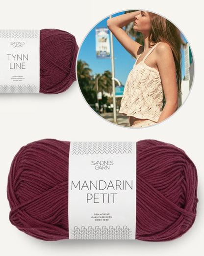 Summer Top | beautiful pattern from Mandarin Petit and Tynn Line