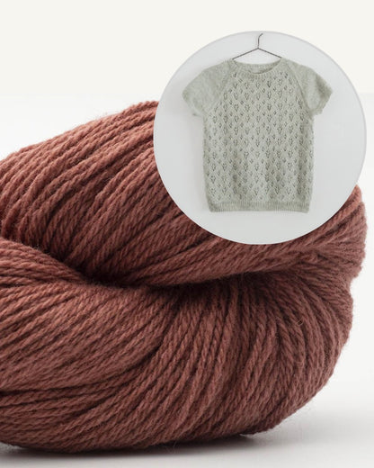 Summerwood Tee Woodlandsknits mit Bio Balance von BC Garn rost
