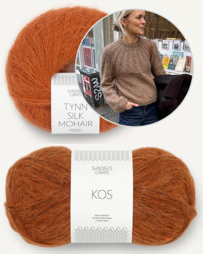 Sunday Sweater | kuschelweicher Pullover mit Kos und Tynn Silk Mohair von Sandnes Garn