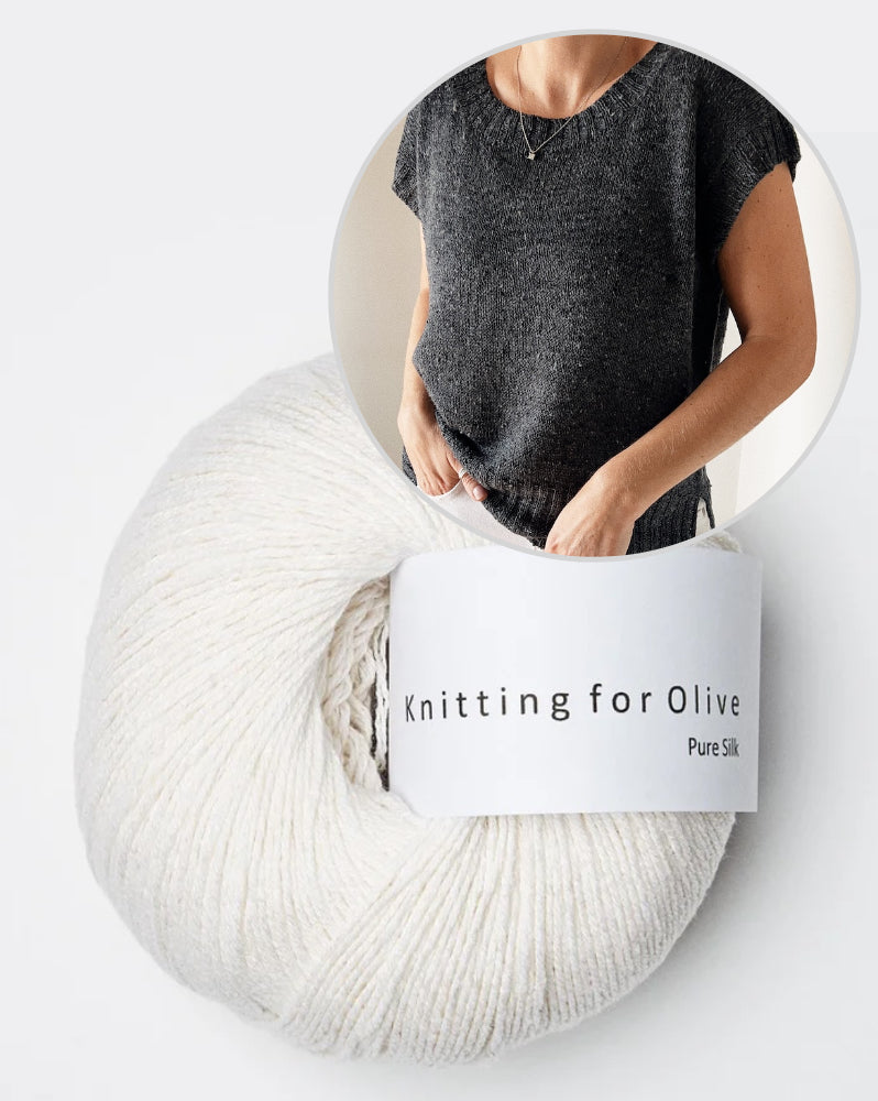 Suri Shirt | seidig weich und schlicht aus Pure Silk von Knitting for Olive