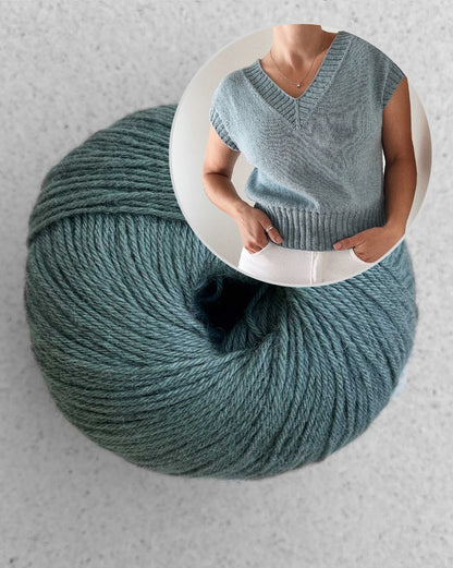 Suri Shirt V-Neck | double encolure en V avec Puno de Pascuali