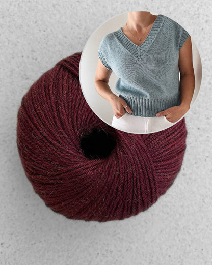 Suri Shirt V-Neck | double encolure en V avec Puno de Pascuali