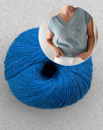 Suri Shirt V-Neck | double encolure en V avec Puno de Pascuali