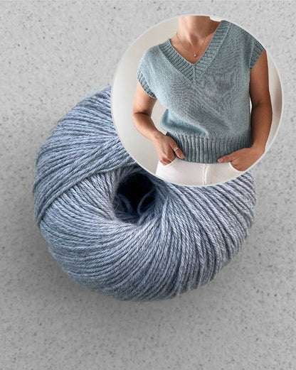 Suri Shirt V-Neck | double encolure en V avec Puno de Pascuali