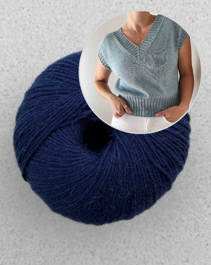 Suri Shirt V-Neck | double encolure en V avec Puno de Pascuali