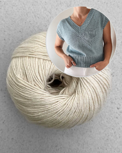Suri Shirt V-Neck | double encolure en V avec Puno de Pascuali