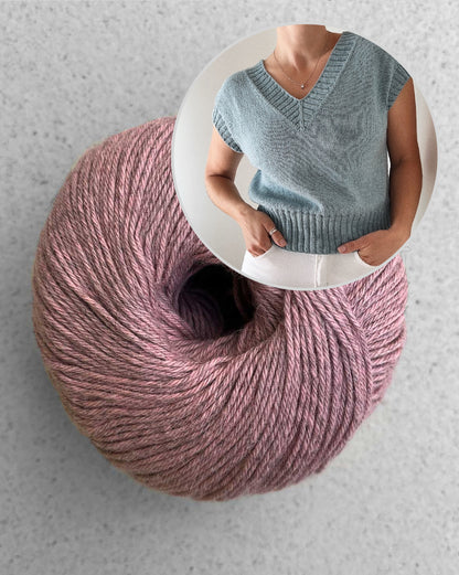 Suri Shirt V-Neck | double encolure en V avec Puno de Pascuali