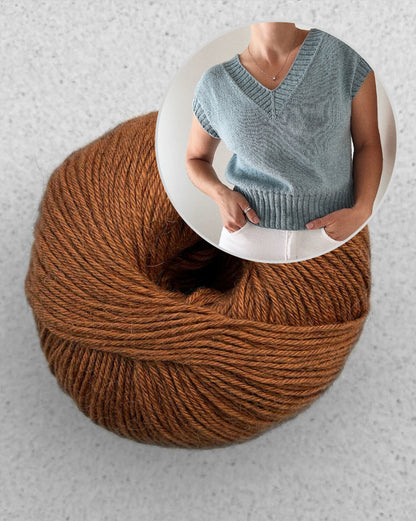 Suri Shirt V-Neck | double encolure en V avec Puno de Pascuali