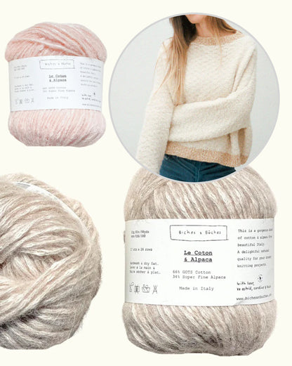 Sweater No. 77 | enchanting pattern from Le Coton & Alpaca by Biches & Bûches