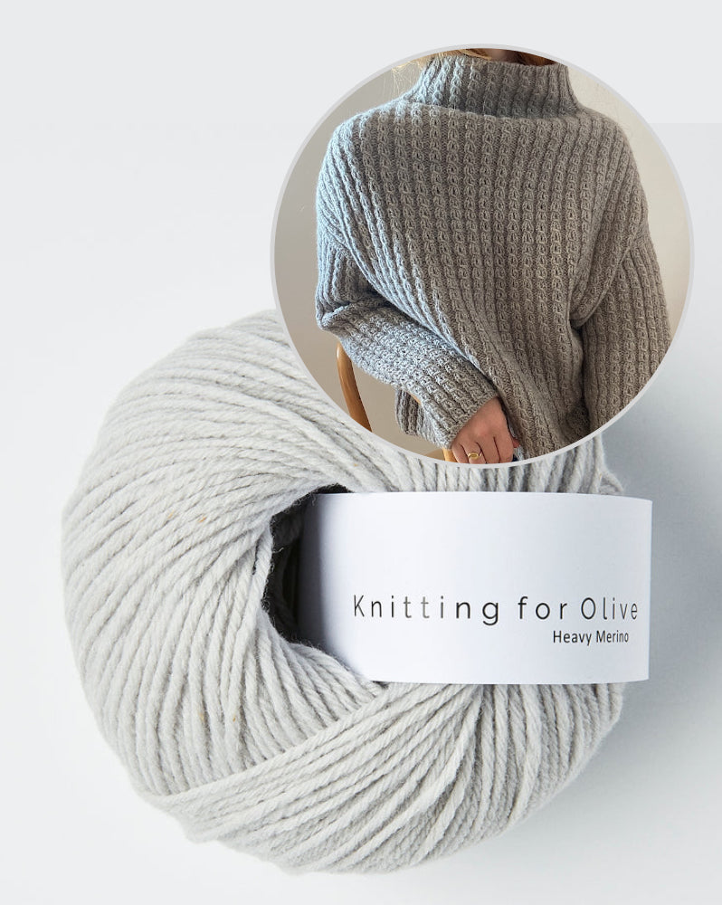 Sweater No. 19 | oversize Zopfmuster aus Heavy Merino von Knitting for Olive
