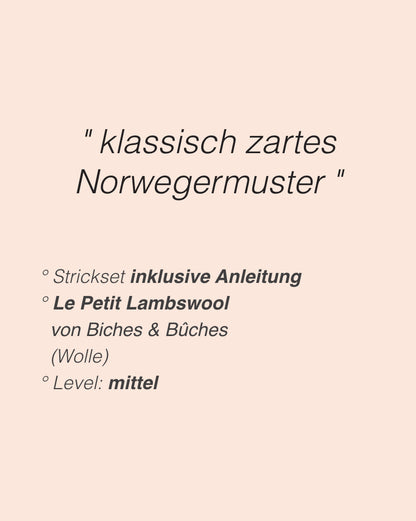 Sweater No. 93 | wunderschöne Muster aus Le Petit Lambswool von Biches & Bûches