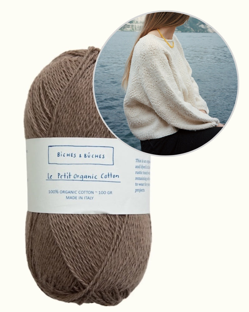 Pull n° 95 | le pull d'été parfait en coton bio Le Petit de Biches & Bûches