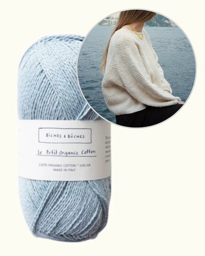 Pull n° 95 | le pull d'été parfait en coton bio Le Petit de Biches & Bûches