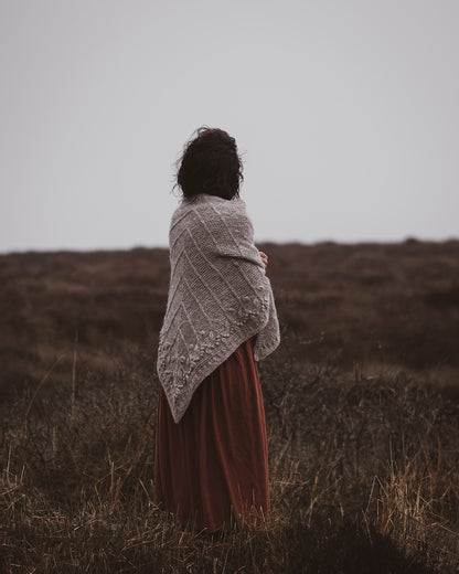 Moorland Shawl | oprindeligt smukt sjal af Plötulopi fra Lopi Island