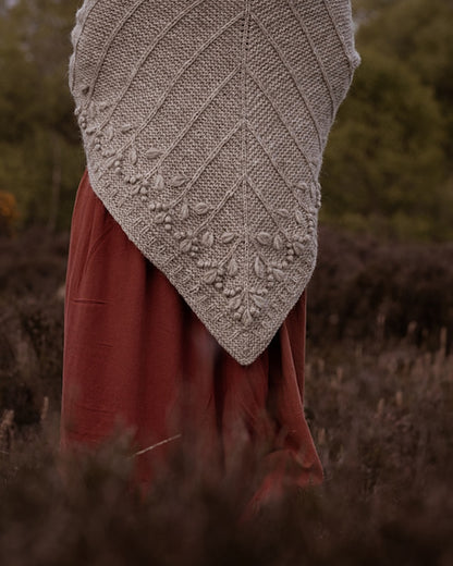 Moorland Shawl | oprindeligt smukt sjal af Plötulopi fra Lopi Island