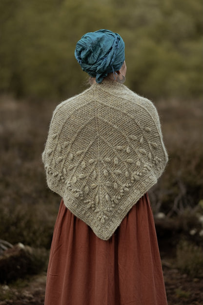 Moorland Shawl | oprindeligt smukt sjal af Plötulopi fra Lopi Island