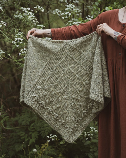 Moorland Shawl | oprindeligt smukt sjal af Plötulopi fra Lopi Island