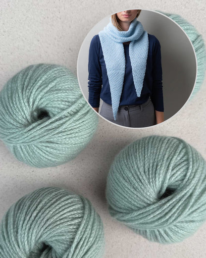 Tapered Cloud Tuch aus Cashmere Delizia von Pascuali 9
