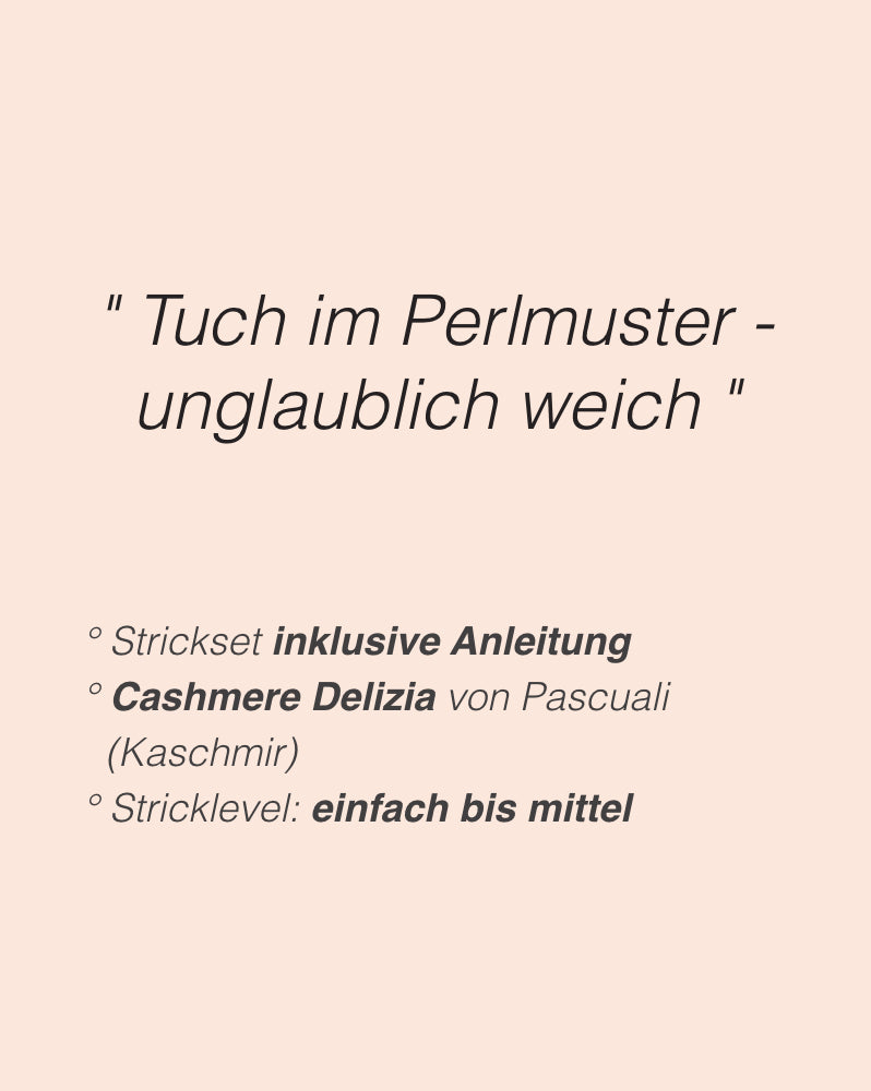 Tapered Cloud Tuch aus Cashmere Delizia von Pascuali 2