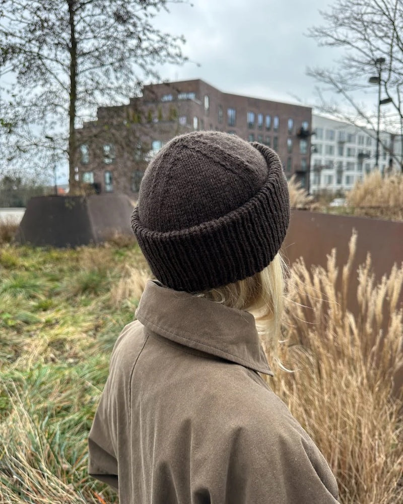 Terrazzo Mütze | mit breitem Rippenbündchen aus Atlas von Sandnes Garn