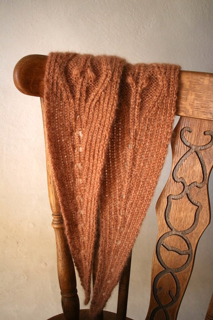 Parnassia-sjaal | zachte ruchesjaal van Le Gros en Le Petit Silk & Mohair van Biches & Bûches