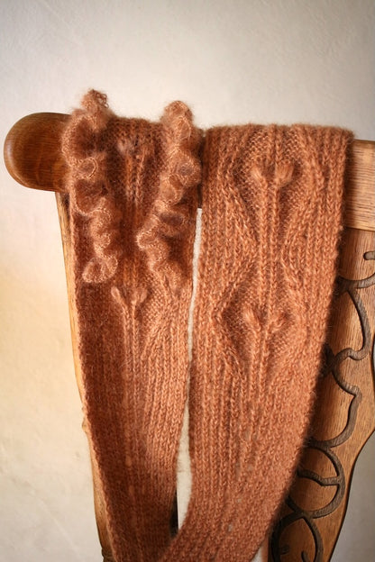 Parnassia-sjaal | zachte ruchesjaal van Le Gros en Le Petit Silk & Mohair van Biches & Bûches