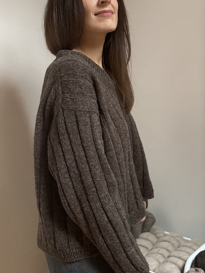 The Boston V-Neck | made from pure cashmere with Organic Cashmere 6/28 by Pascuali