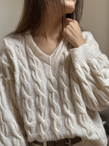 The Knitonomy Pearl | extra doux en cachemire classique de Cardiff