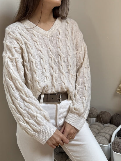 The Knitonomy Pearl | extra doux en cachemire classique de Cardiff