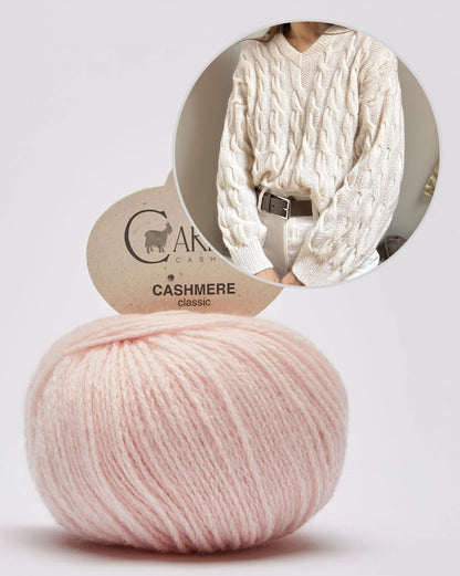 The Knitonomy Pearl | extra doux en cachemire classique de Cardiff