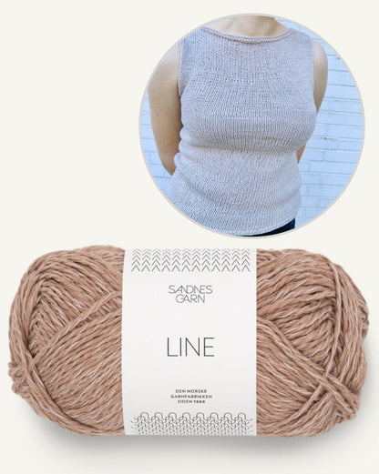 Tipp Top | lightweight top not just for beginners made from Line by Sandnes Garn