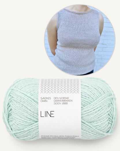 Tipp Top | lightweight top not just for beginners made from Line by Sandnes Garn