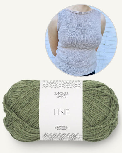 Tipp Top | lightweight top not just for beginners made from Line by Sandnes Garn