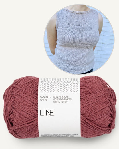 Tipp Top | lightweight top not just for beginners made from Line by Sandnes Garn