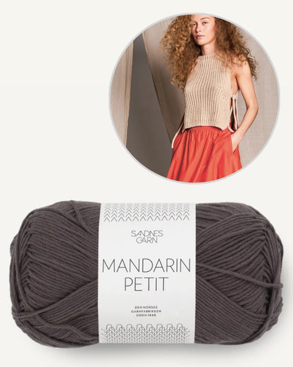 Gilet d'été haut | délicat et décontracté avec Mandarin Petit de Sandnes Garn