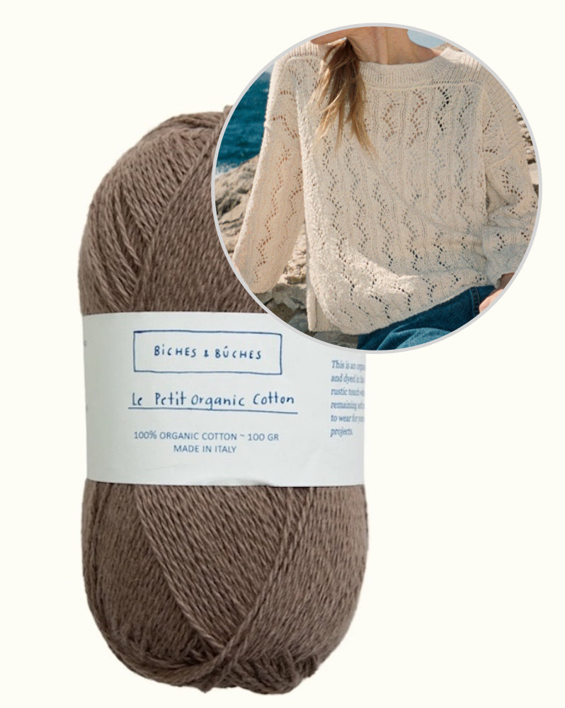 Pull Toscana | fantastique pull d'été en Le Petit Organic Cotton de Biches & Bûches