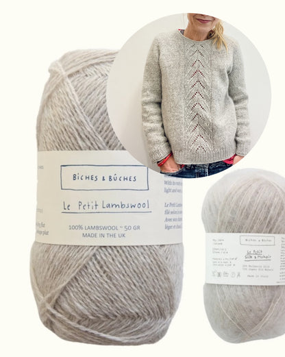 Tresse Sweater | romantisch aus Le Petit Lambswool und Le Petit Silk & Mohair von Biches & Bûches