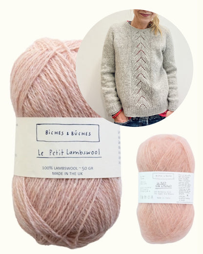 Tresse Sweater | romantisch aus Le Petit Lambswool und Le Petit Silk & Mohair von Biches & Bûches