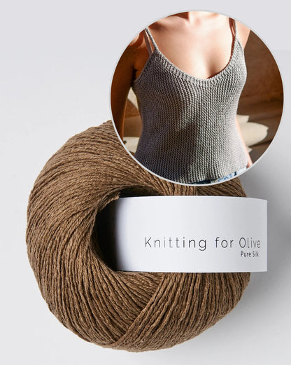 Trille Top | un simple top en Pure Silk de Knitting for Olive