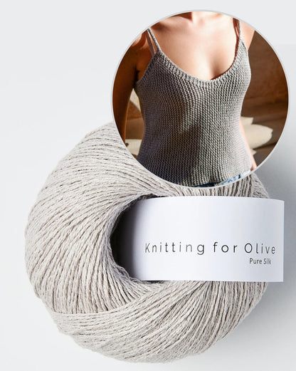 Trille Top | un simple top en Pure Silk de Knitting for Olive