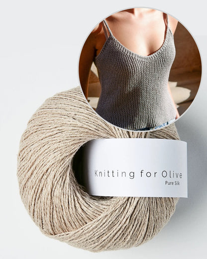 Trille Top | un simple top en Pure Silk de Knitting for Olive